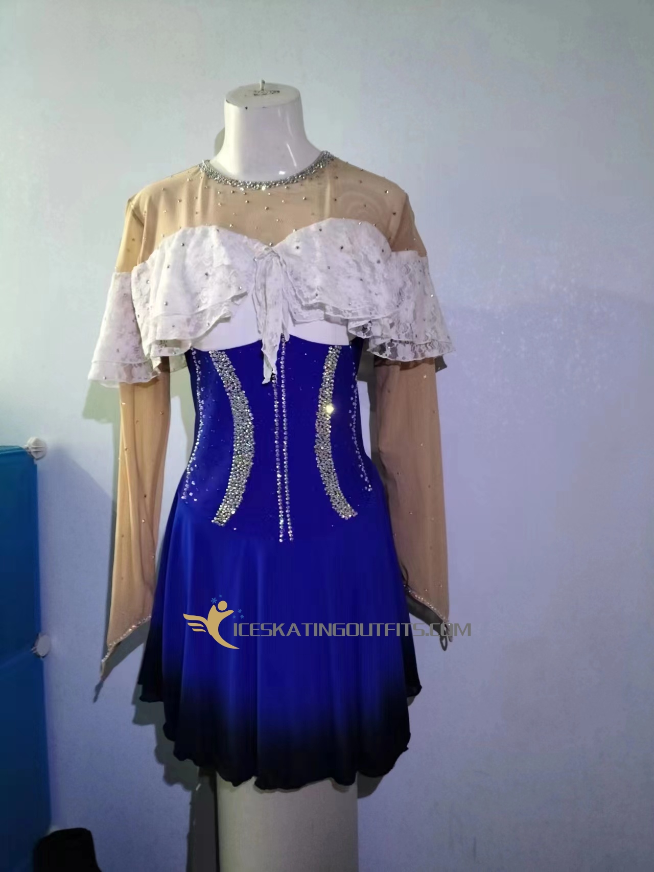 adult elsa ice skating dress B267