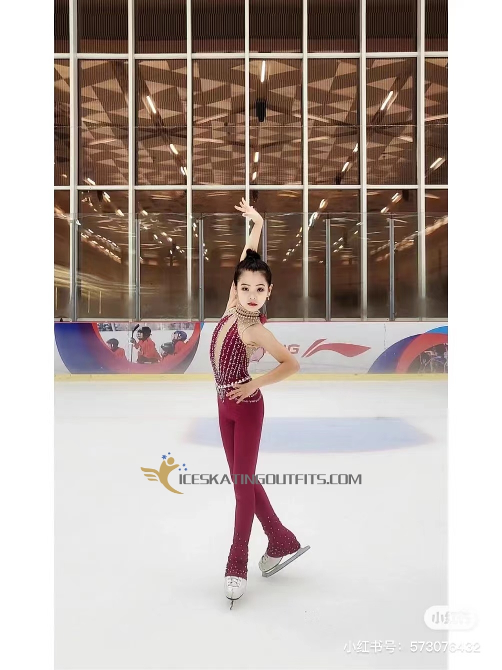 diy ice skating dress for girls B365