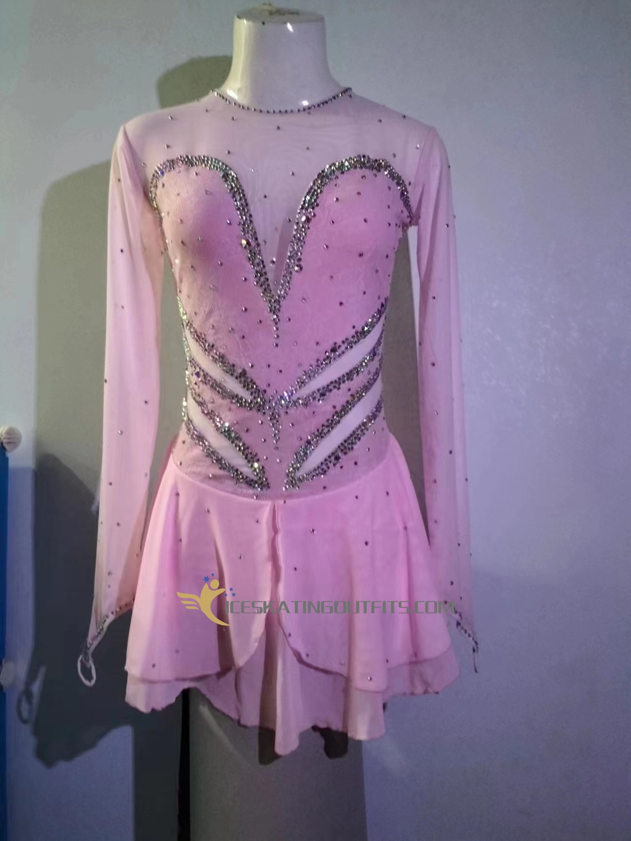 elsa ice skating dress for women B349