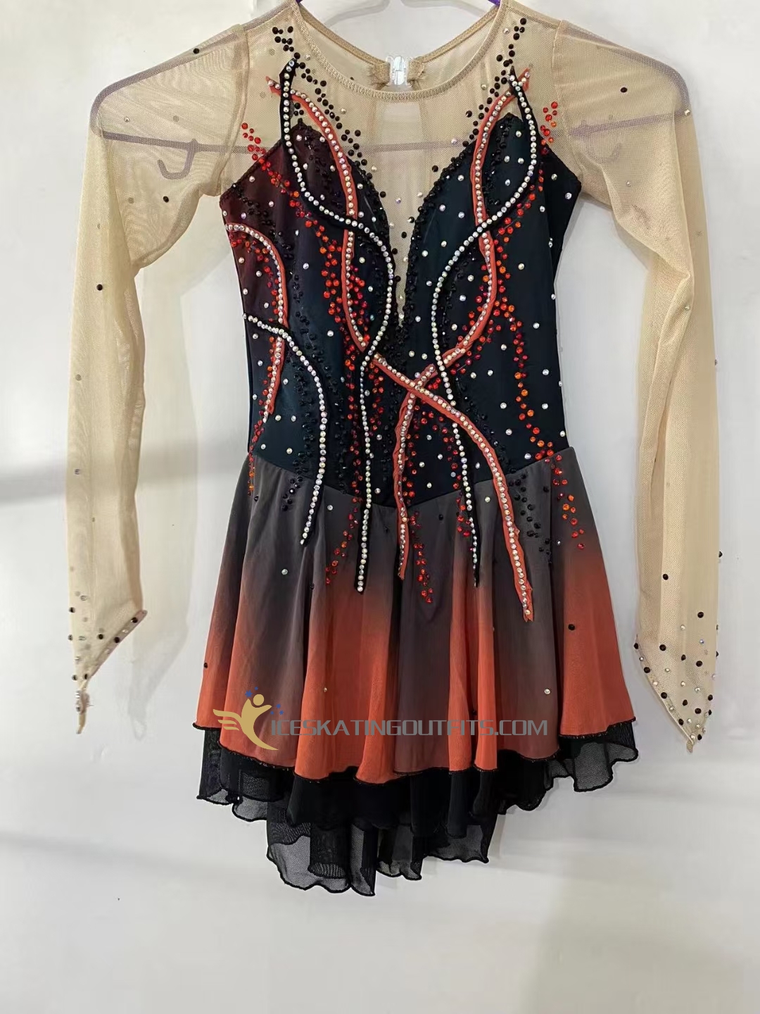 figure skating test dress for children B309