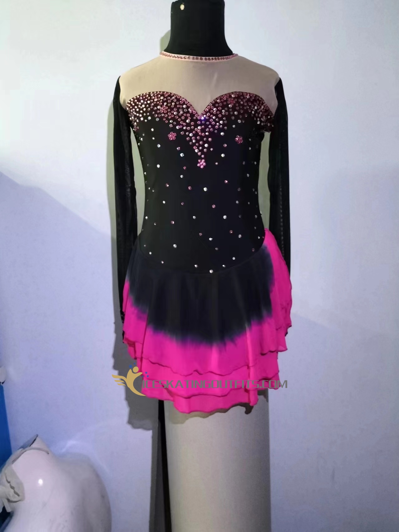 girls competition skating dress B297