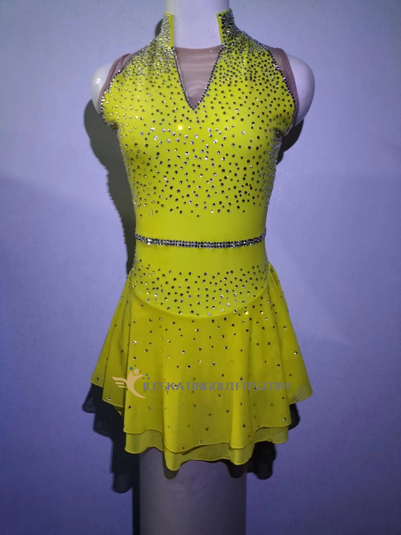 girls figure skating test dress B172