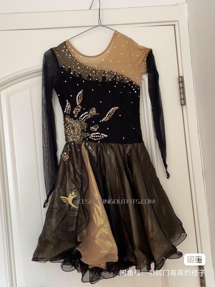 girls ice fairy skating dresses B141