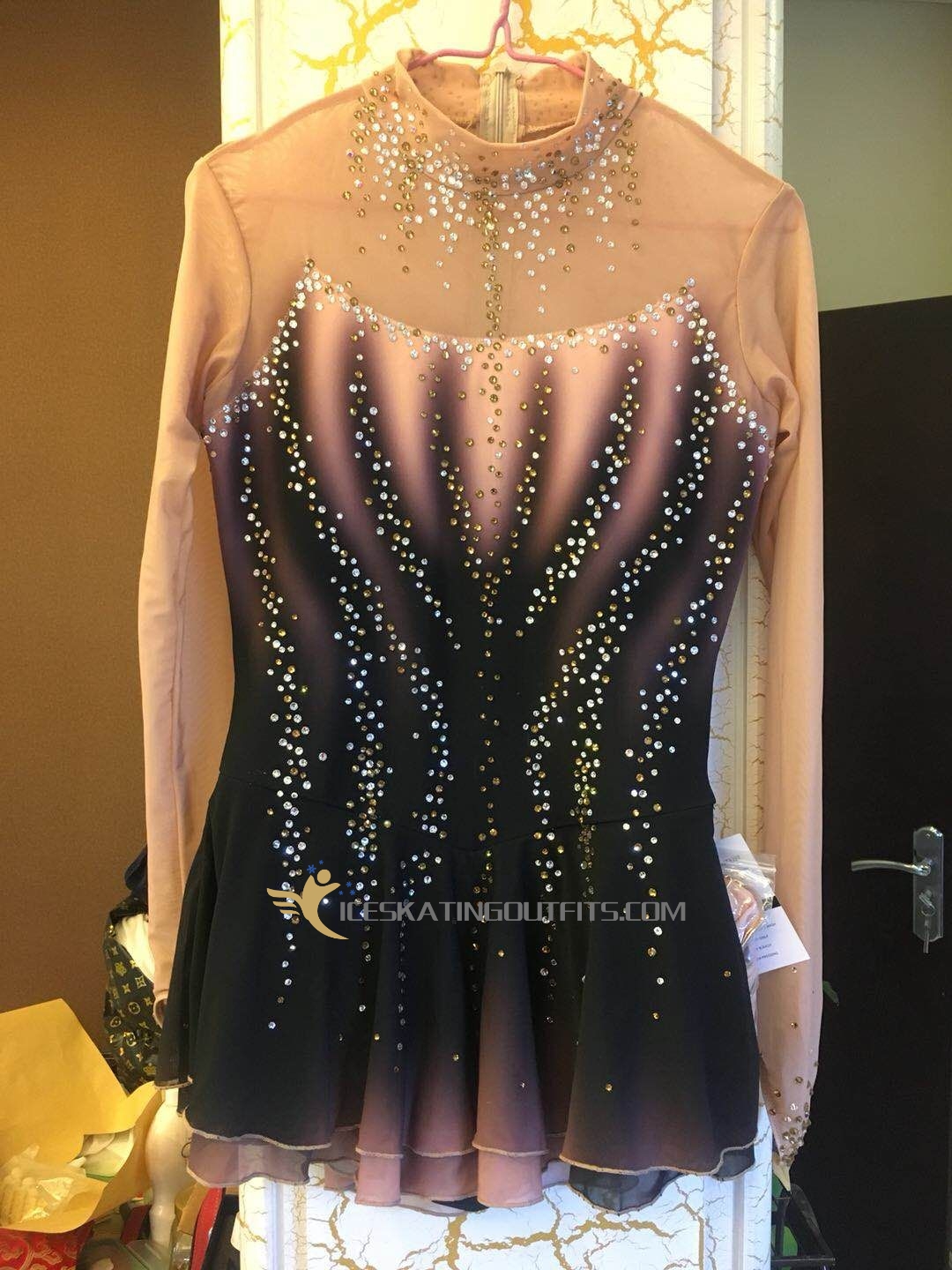 girls skating competition dresses B109