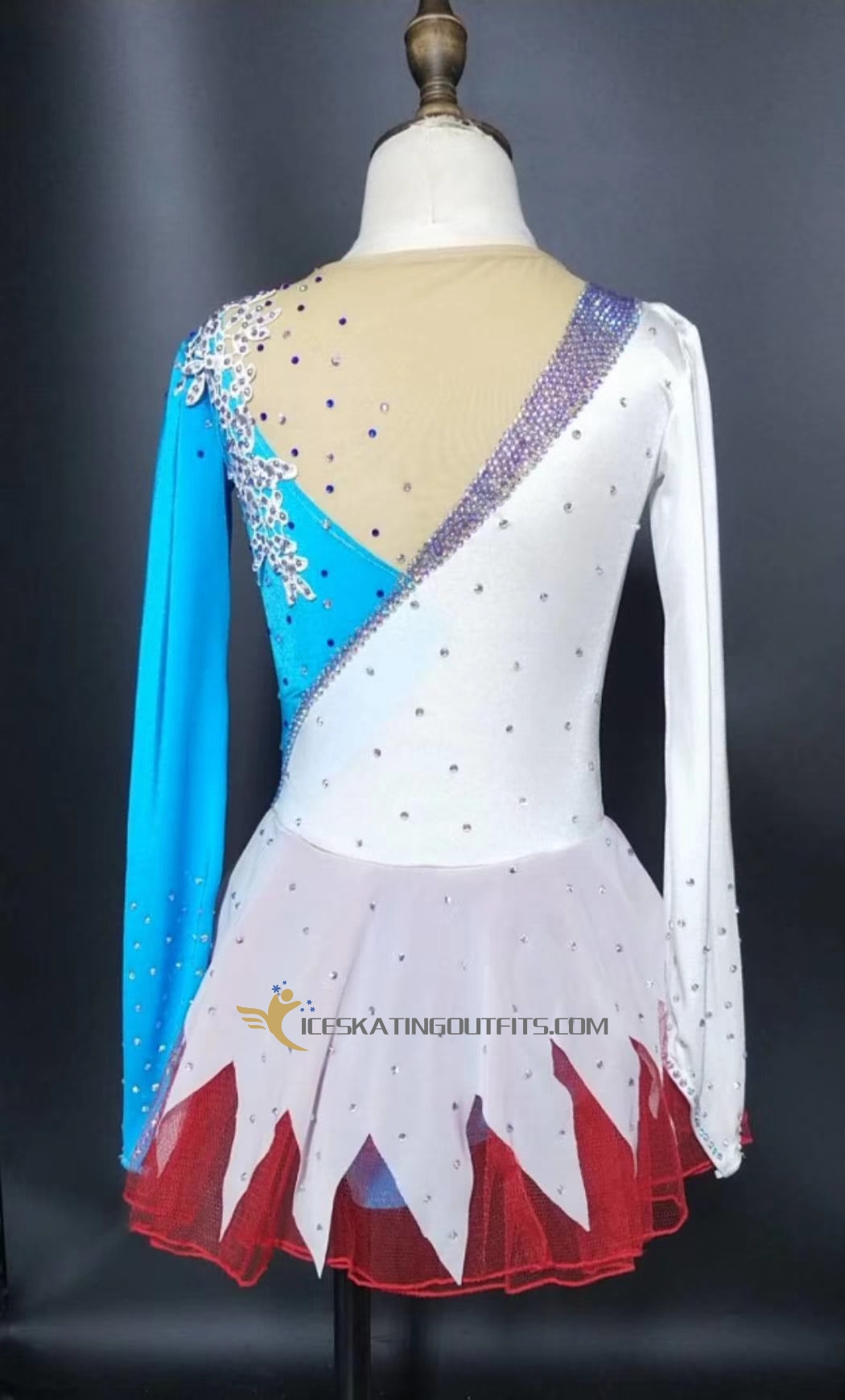 ice skating dance dress for kids B137