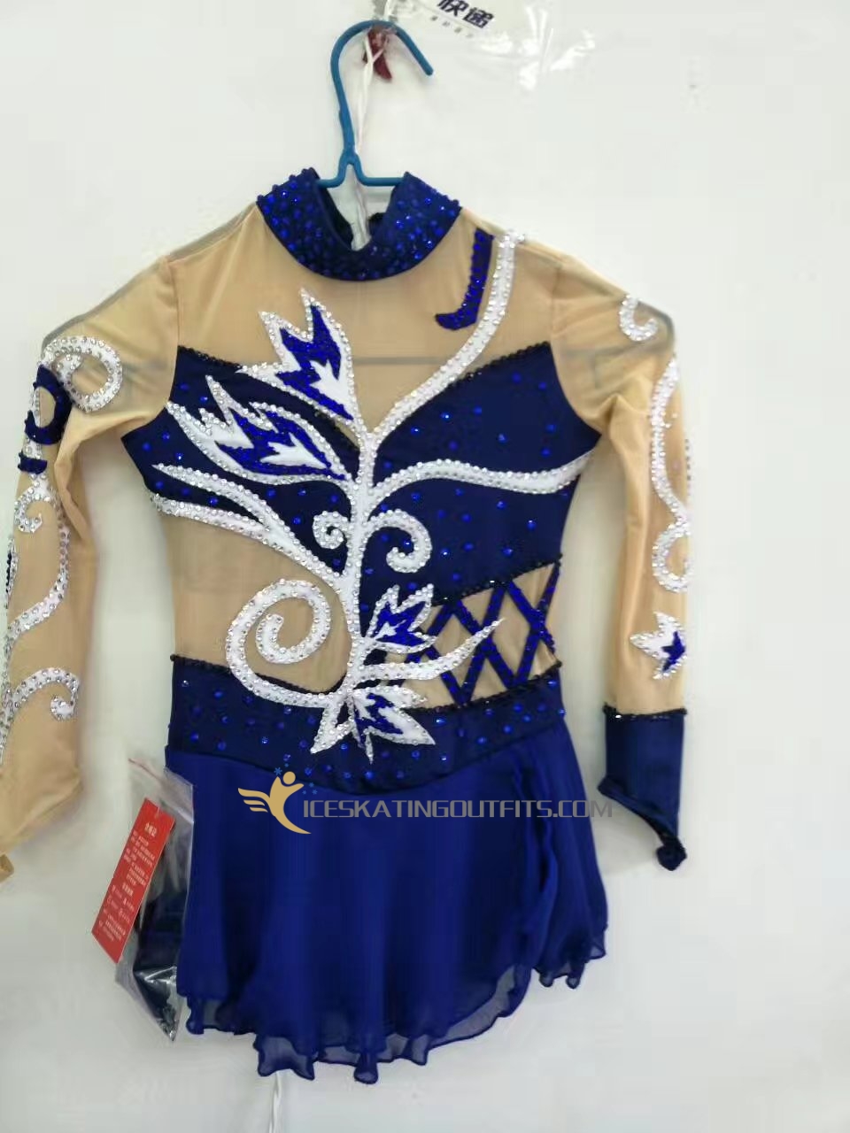 ice skating dresses with swarovski crystals for girls B77