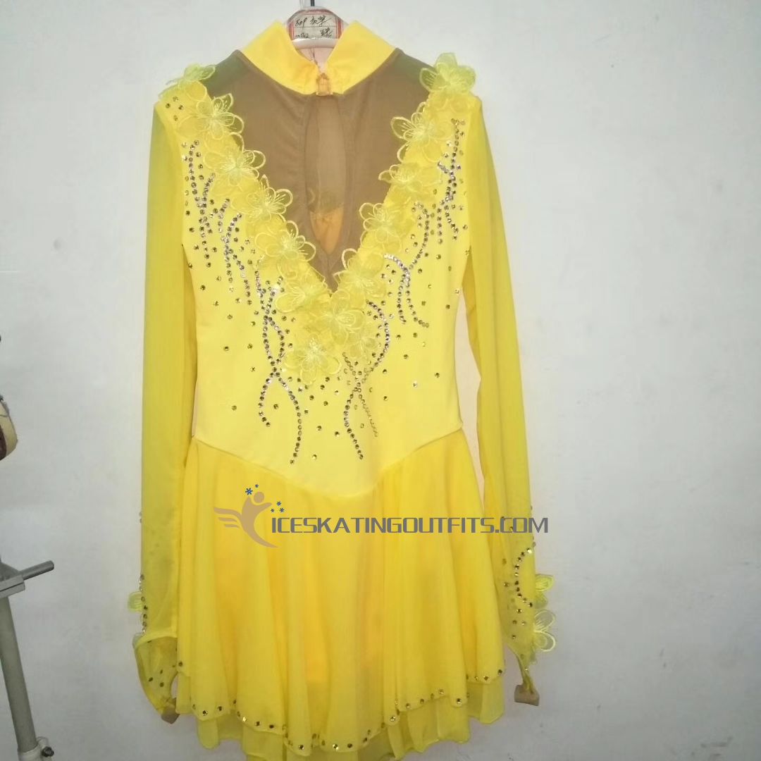 mulan skating dress for kids B105