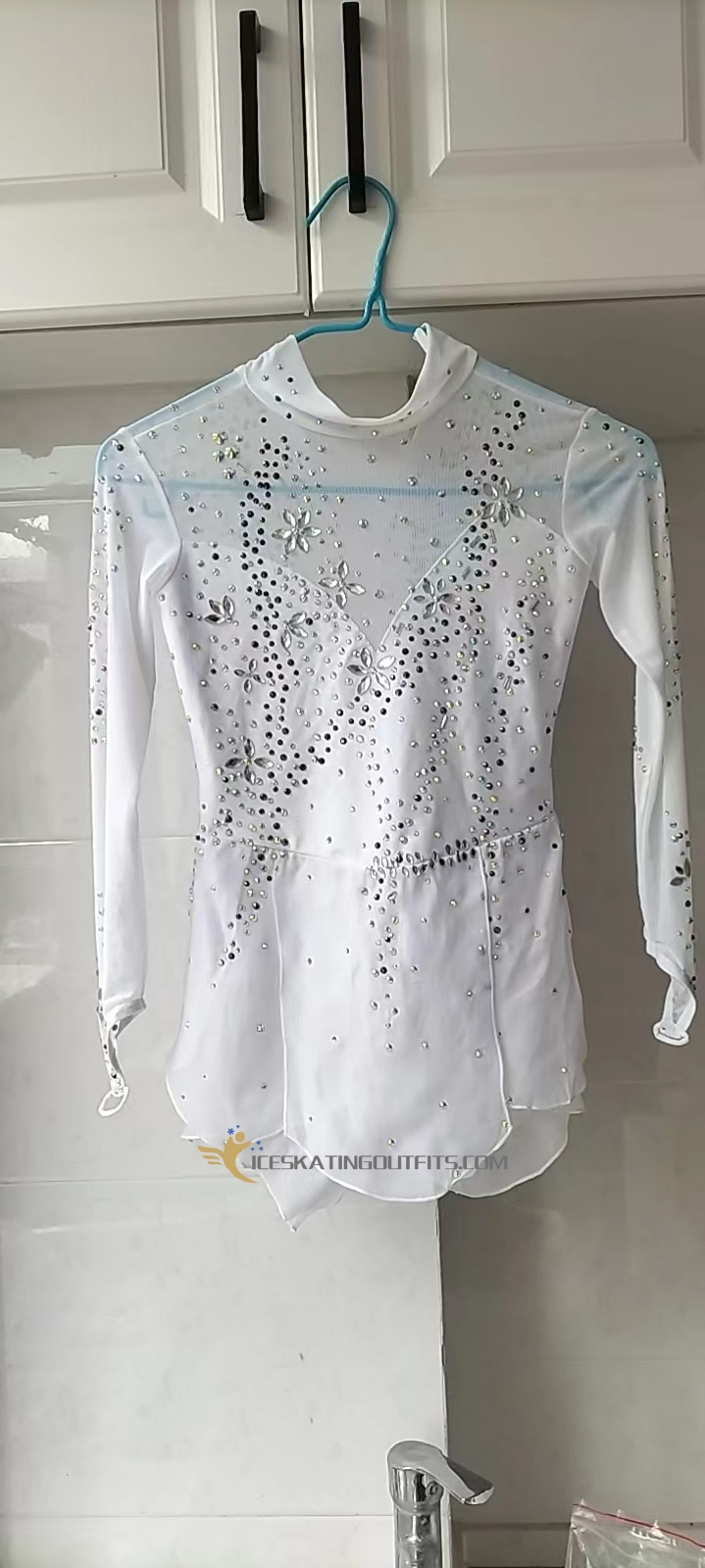 ombre skating dress for kids B358