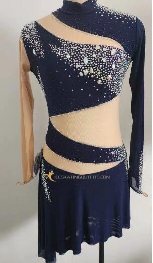 plus size figure skating dress B384