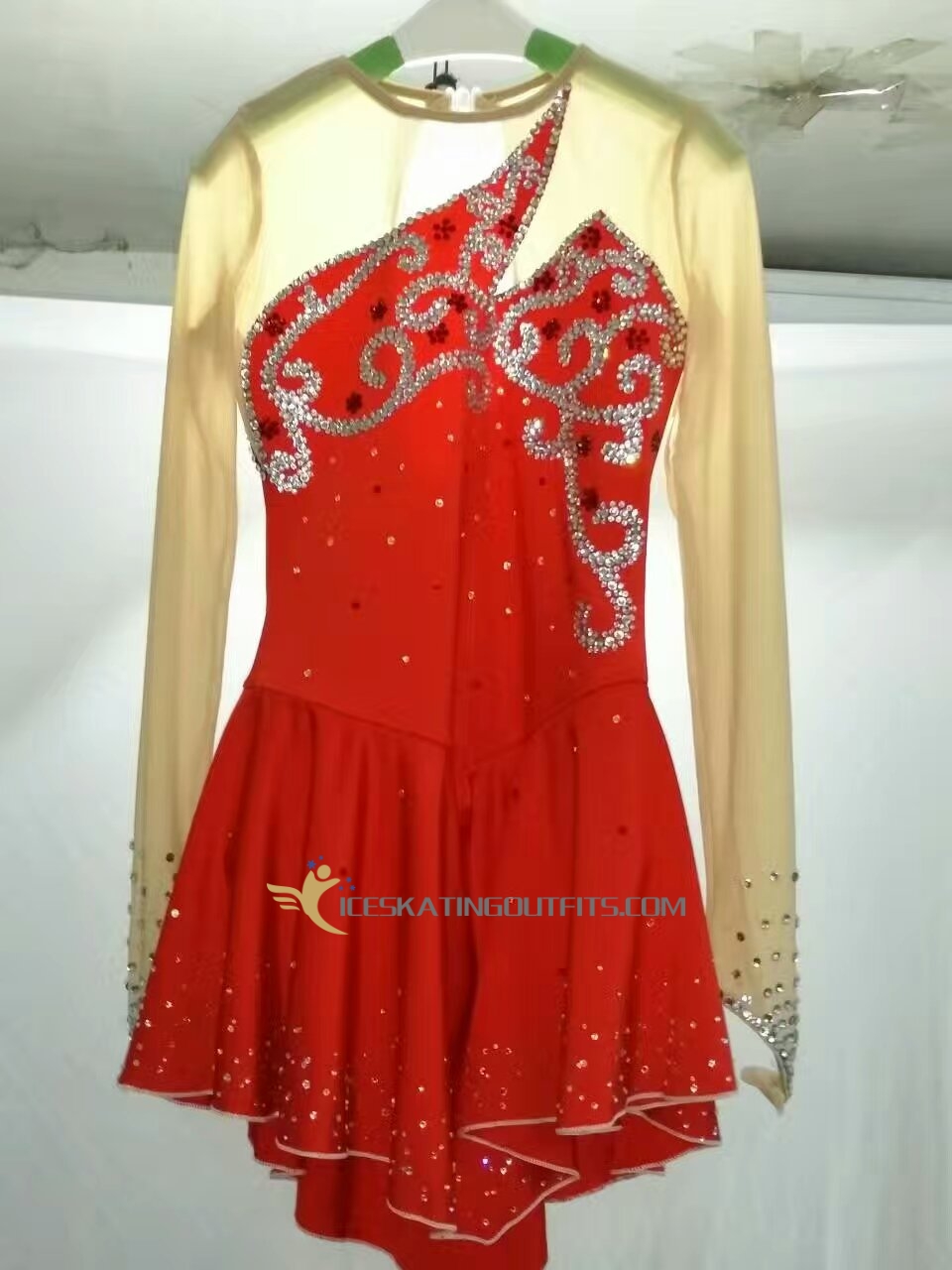 rapunzel ice skating dress for girls B74