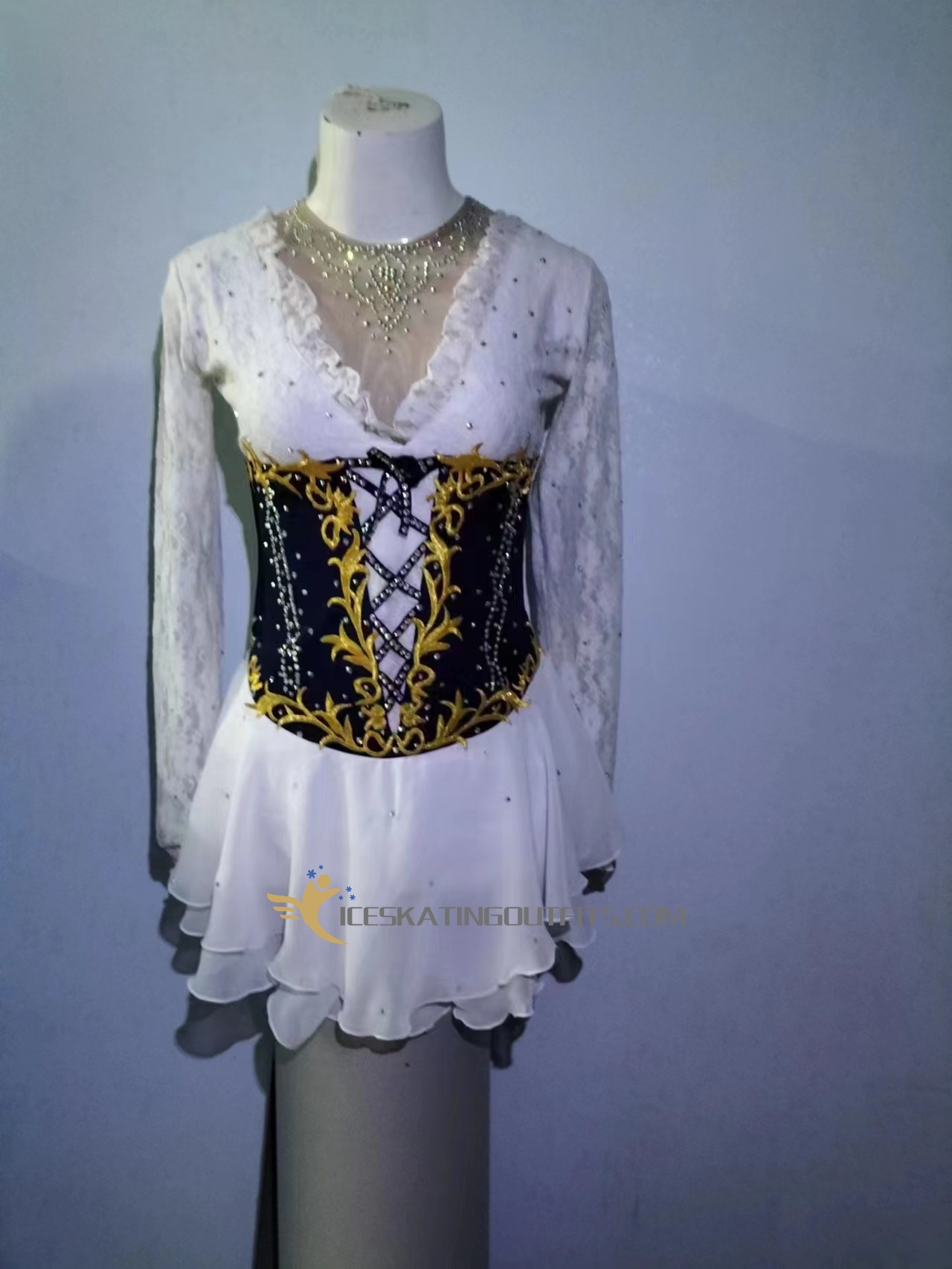 women custom figure skating jackets B296