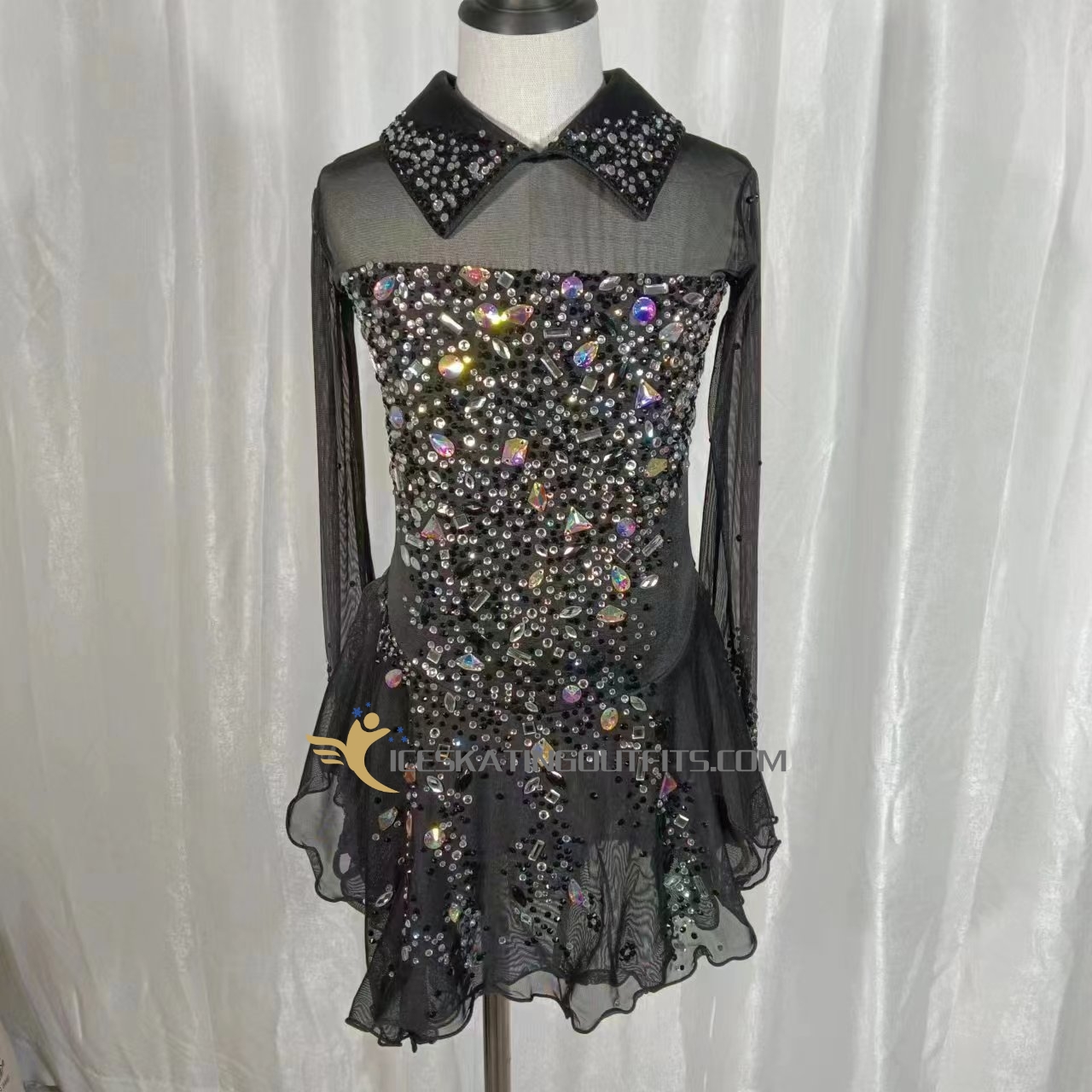 women's ice skating dress B316