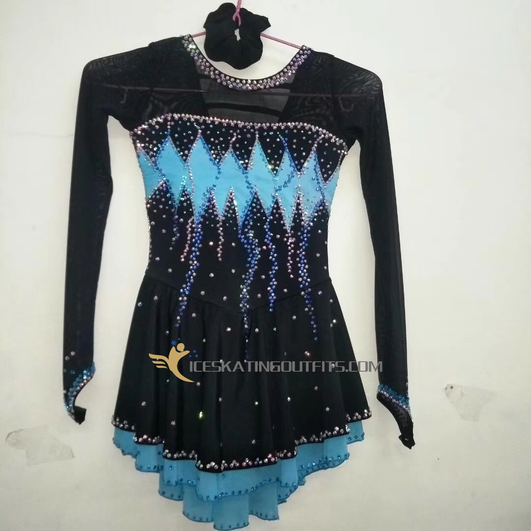 women pretty ice skating outfits B122