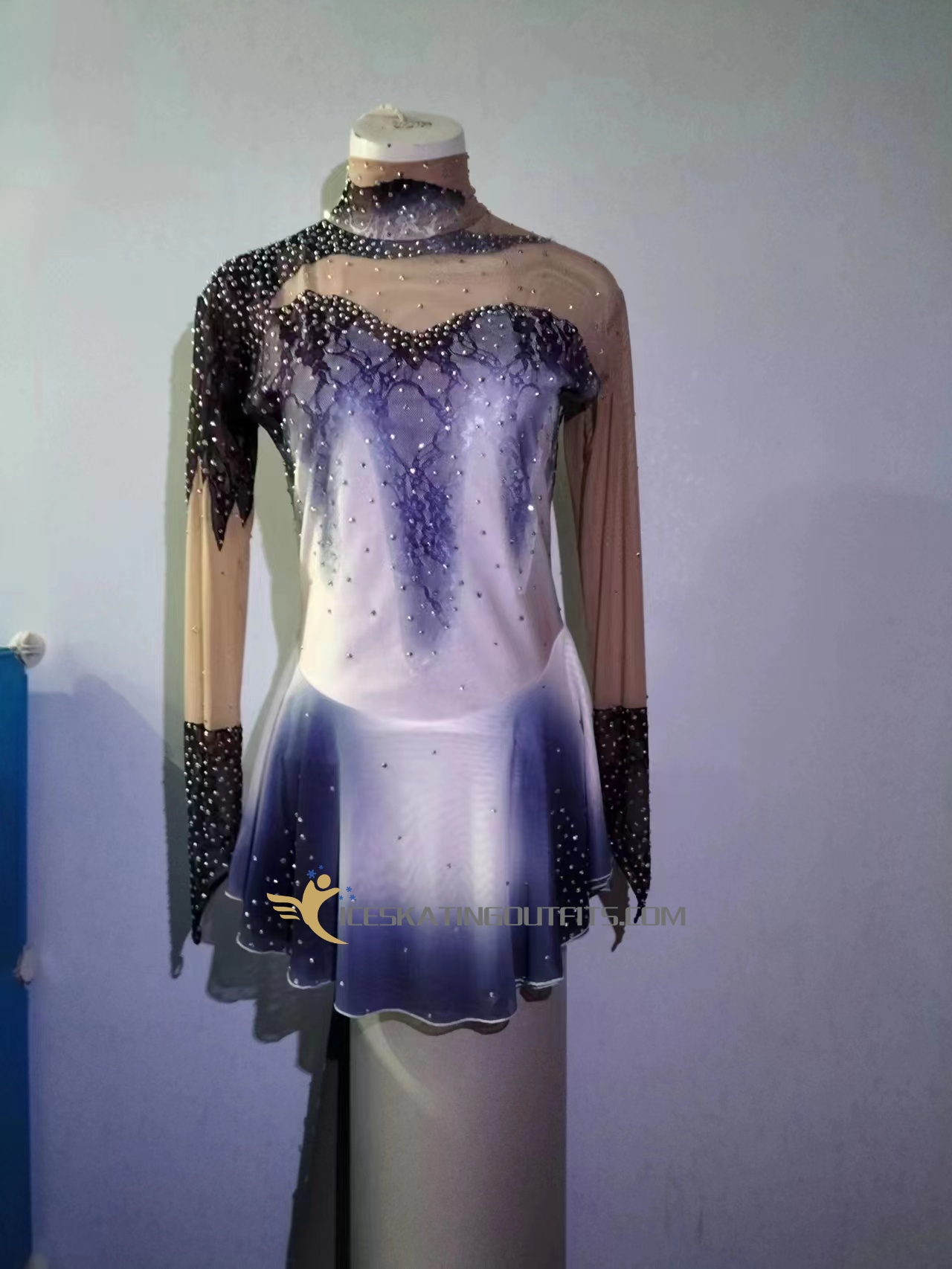 women swan lake figure skating dress B282